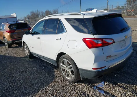 2018 Chevrolet Equinox Premier from USA, damaged, VIN 2GNAXNEX1J6219536